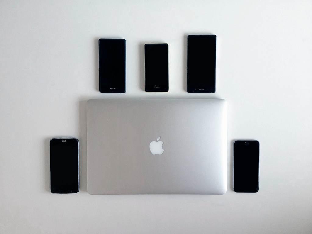 MacBook Pro and mobile devices