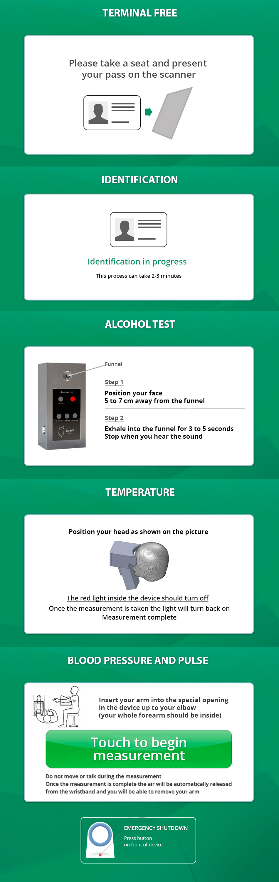 Medical termonal interface